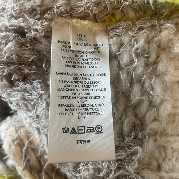 Free People Check Me Out Pullover Sweater Size Small Bright Colourful - Picture 9 of 16